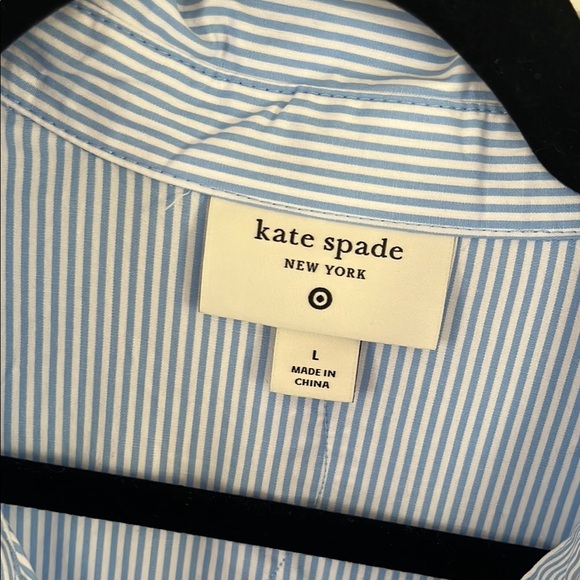 kate spade x Target Ribbon Striped Short Sleeve Midi Shirtdress - Picture 3 of 9